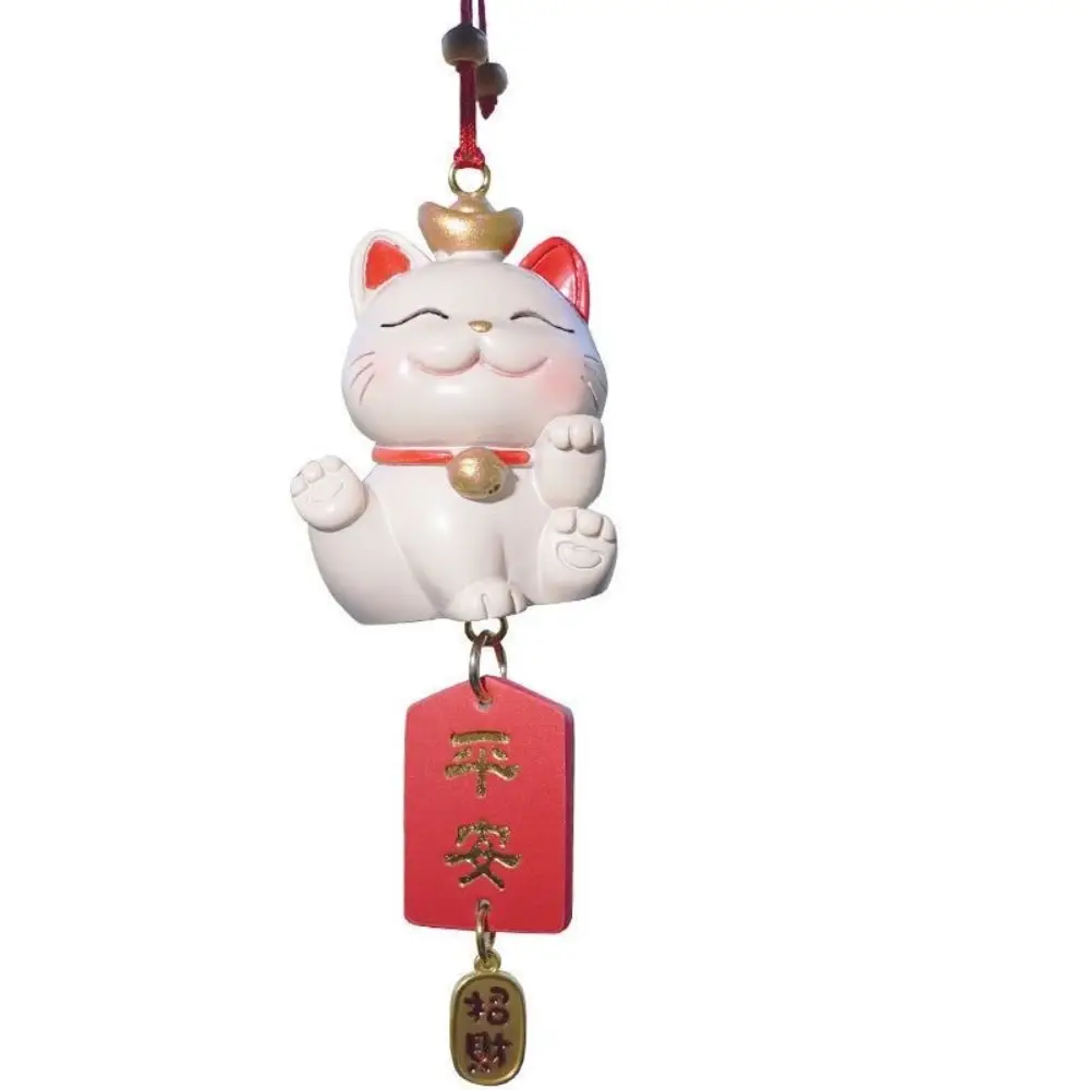Gifts Japanese Lucky Cat Car Pendant Creative Cute Car Interior Accessories New Year Blessing Hanging Car Ornaments Home