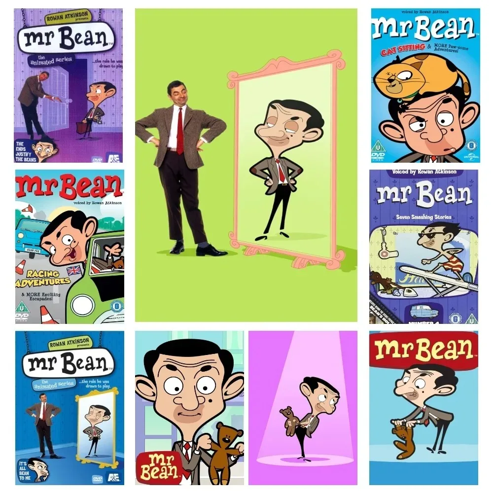 Cartoon Animation-Mr. Bean Poster Wall Art Home Decor Room Decor Digital Canvas Painting Living Room Restaurant Kitchen Art