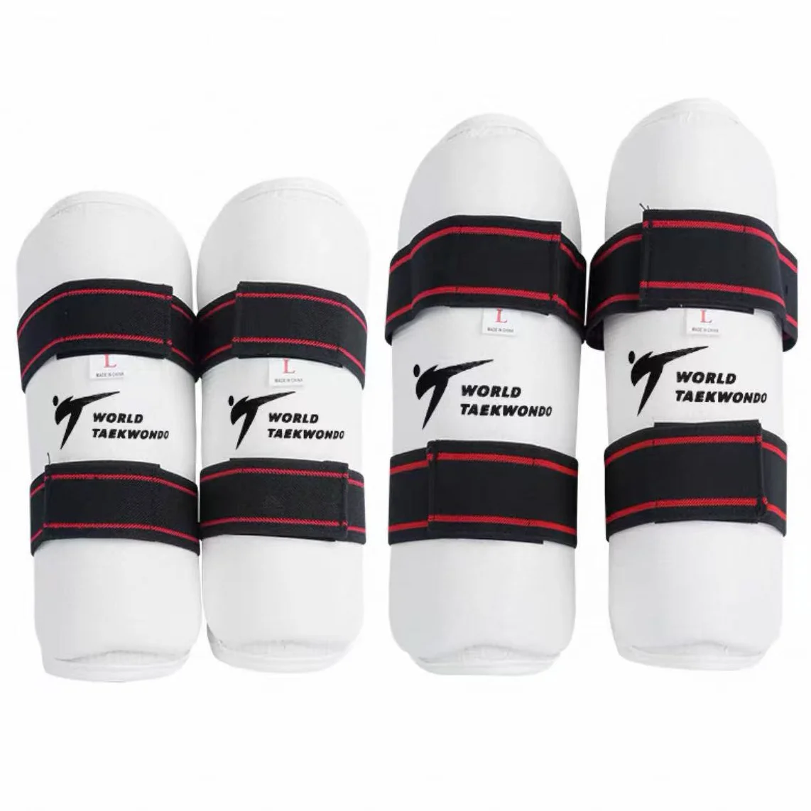 Conjunto de Protección de Taekwondo para Niños - Protectores de Piernas y Brazos, Coderas y Rodilleras para Adultos para Entrenamiento y Competencia