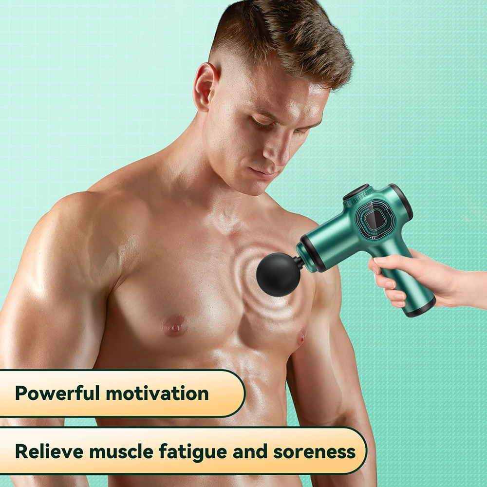 Hot Sales Portable Professional Powerful Mini Electric Fascial Massage Gun for Muscle Relaxation Spiritual Decompression