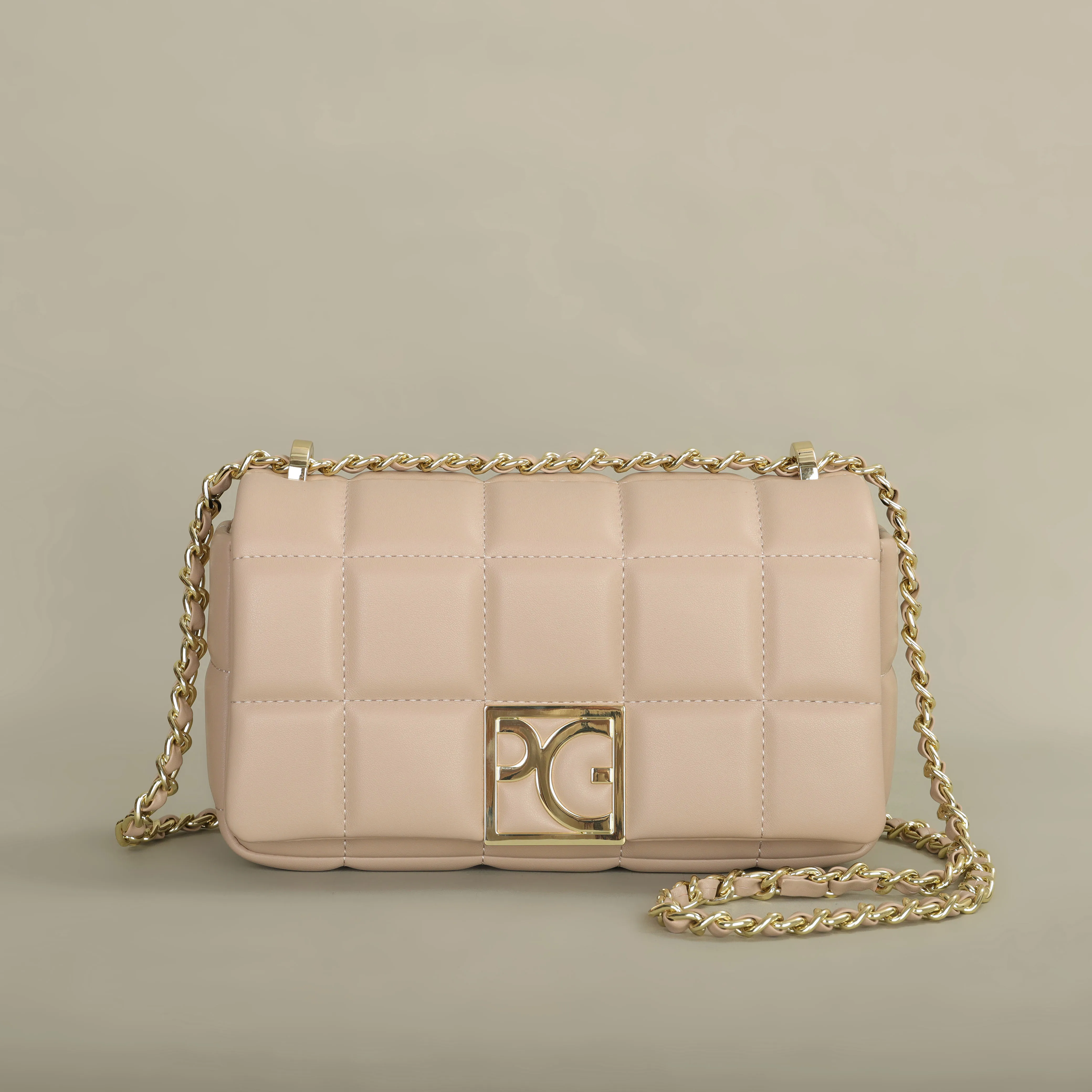 PG PATSY GARIS-Bolso cruzado de cuero para mujer, bolsa de lujo con diseño de marca brillante, elegante y refinado para banquete, novedad de 2024