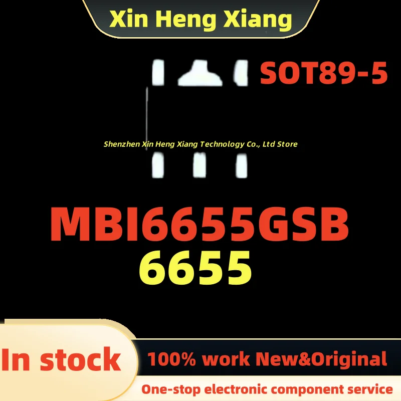 

(10pcs) MBI6655 6655 MBI6655GSB SOT89-5