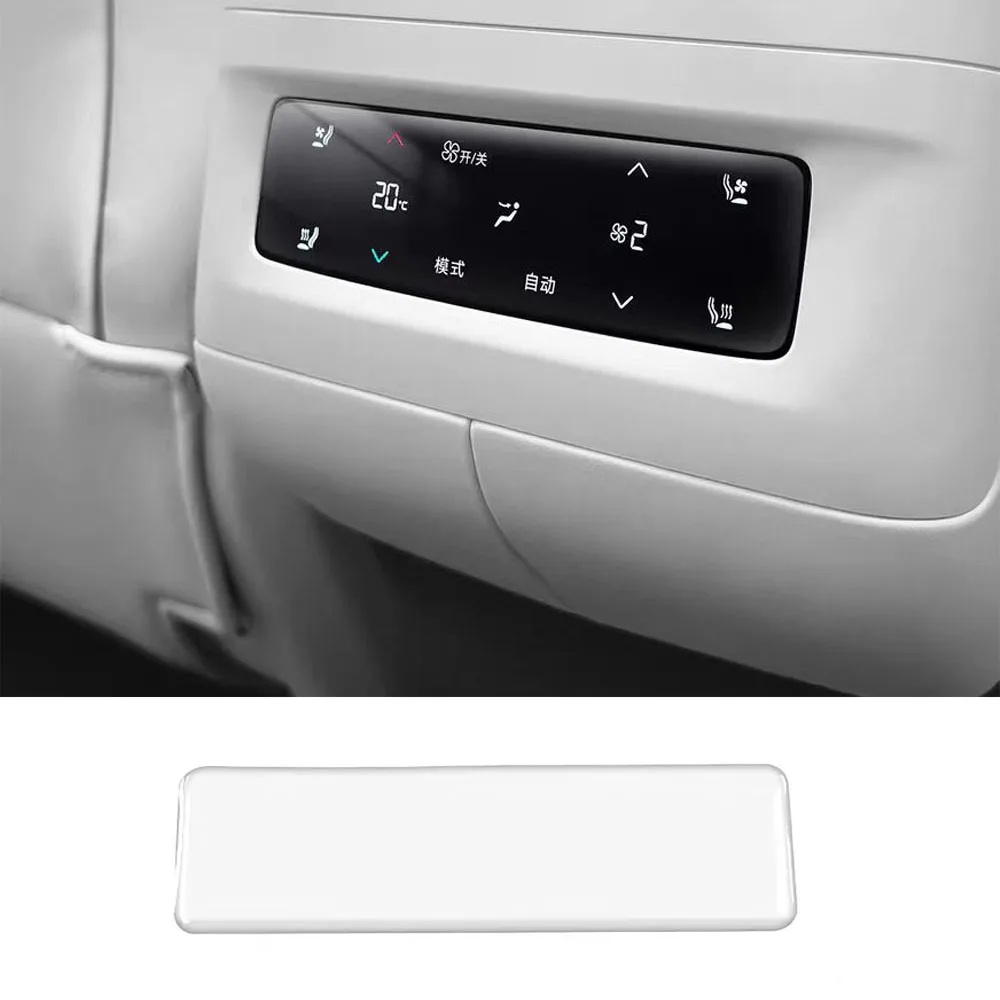 Second Row Air Conditioning Adjustment Screen Panel Drip Adhesive Protective Film Interior Fit For Equation Leopard Titanium 7