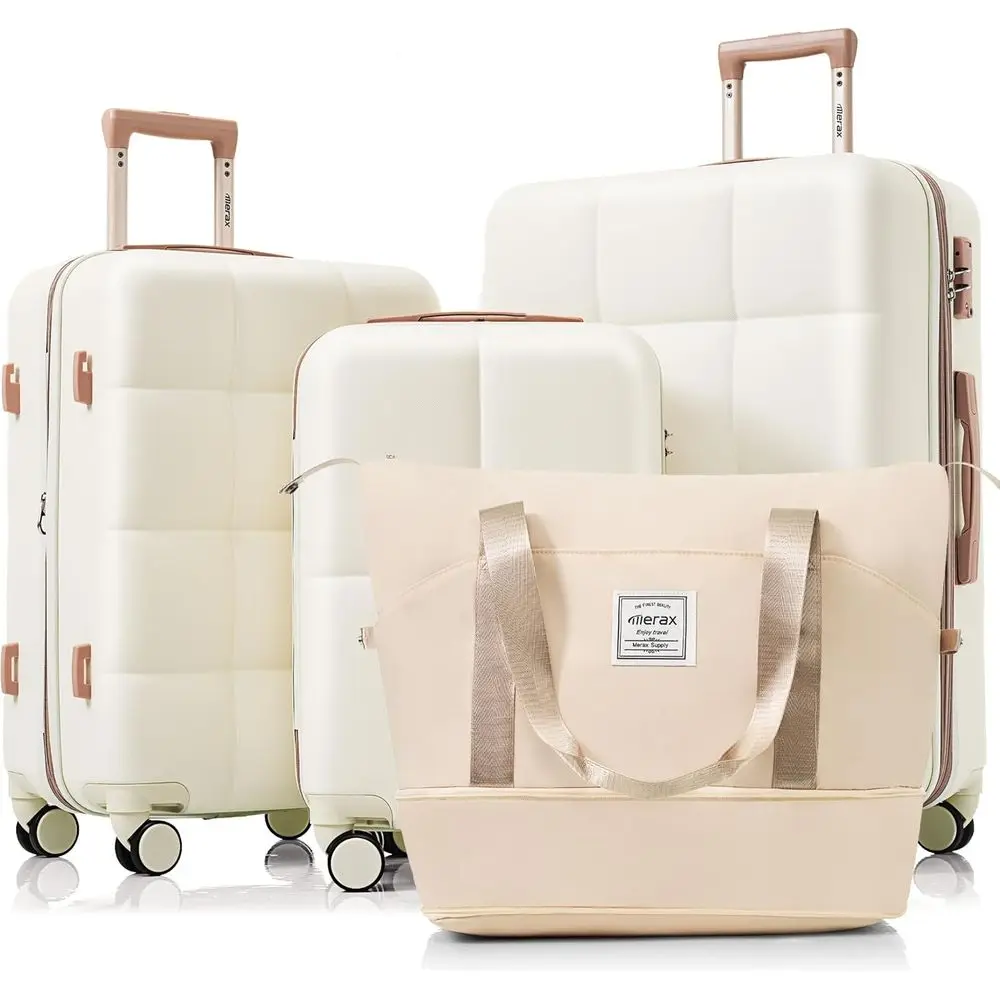 

Durable Hardshell Luggage with Cup Holder for Men & Women, Travel Bag Included