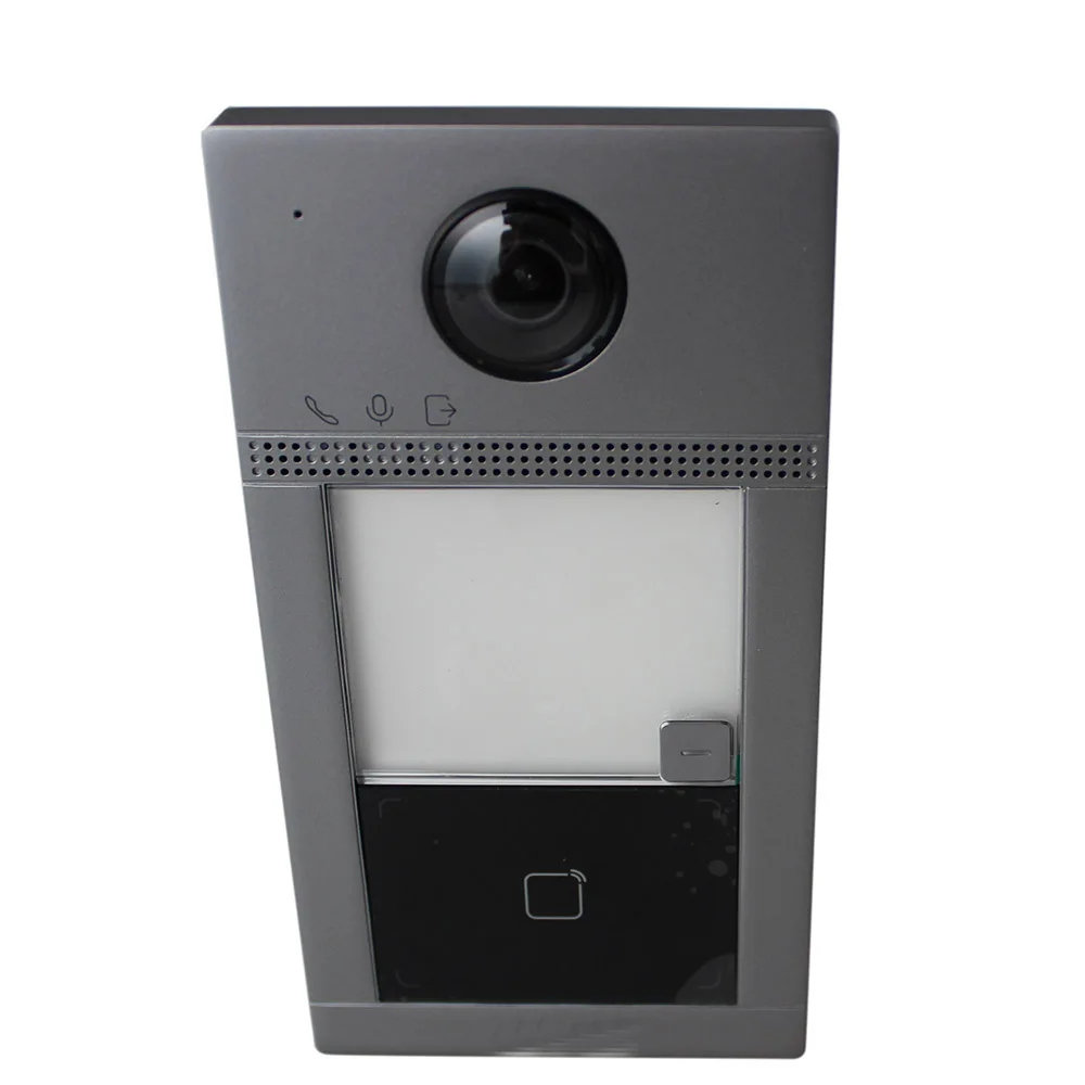 Mutil language Wifi 1 Button Metal Villa Door Station POE Internal Mifare Card Reader 2MP Video Intercom Wifi DS-KV8113-WME1(C)