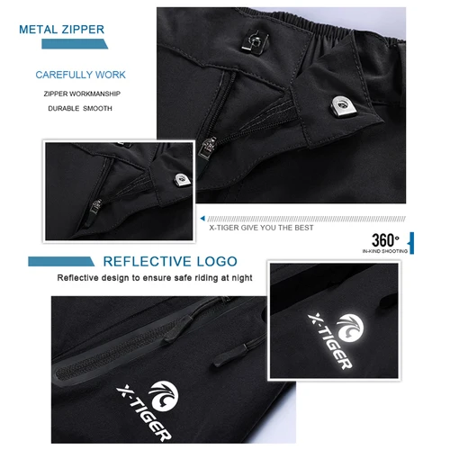 Imagen 2 del producto Pantaloncini da mountain bike X-TIGER Pantaloncini da bicicletta MTB estivi da uomo Pantaloncini da ciclismo MTB leggeri e larghi per sport all'aria aperta