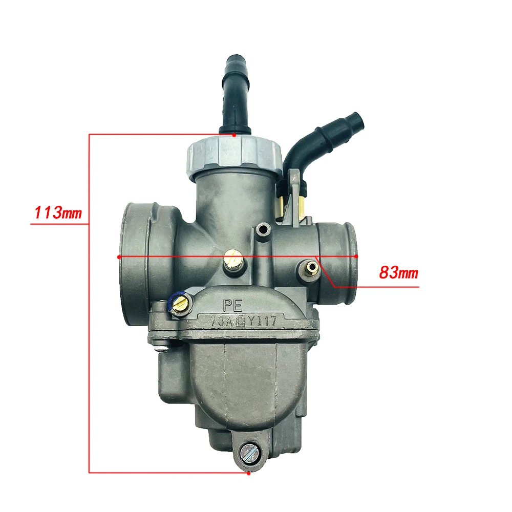 Modified motorcycle carburetor DASH PE24 24mm NSR125 KX80 KX100 DIO zinc or copper plunger NSR 50-125CC 2T 4T stroke engine