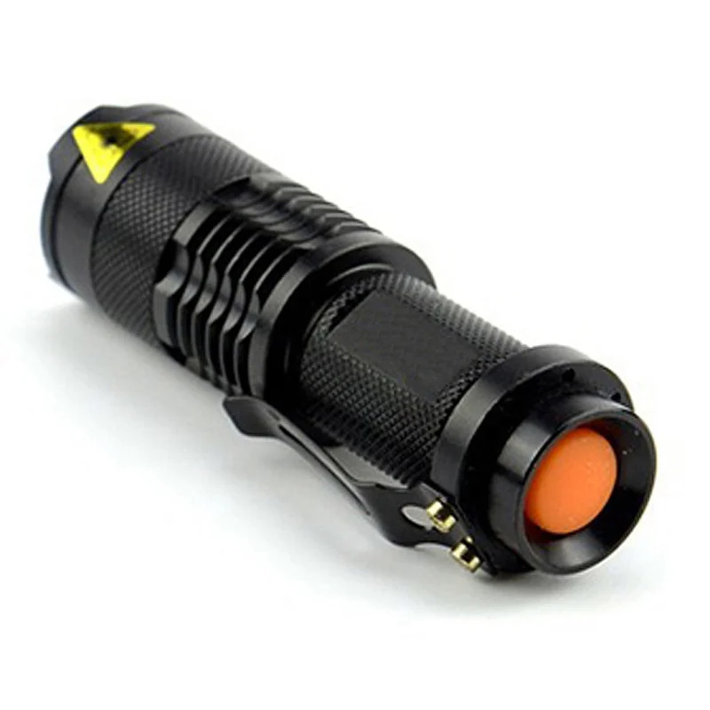 New Mini Flashlight 2000 Lumens CREE Q5 LED Torch AA/14500 Adjustable Zoom Focus Torch Lamp Penlight Waterproof for Outdoor