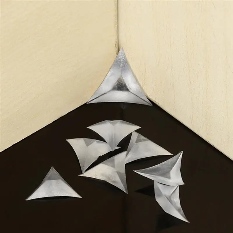 300pcs PVC Clear Triangle Anti Dust Corner Protector Table Corner Edge Protection Cover per cassetto dell'armadio per mobili