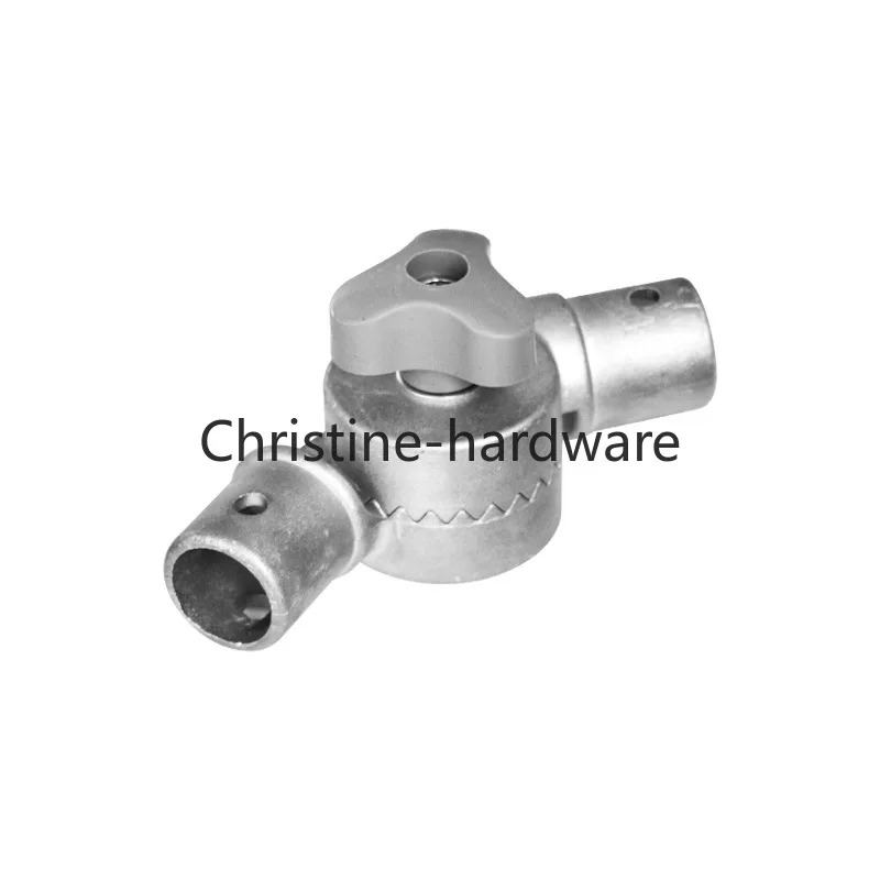 2PCS Chair backrest adjustment gear modification die-casting aluminum connector 22.5mm inner plug tube folding hinge
