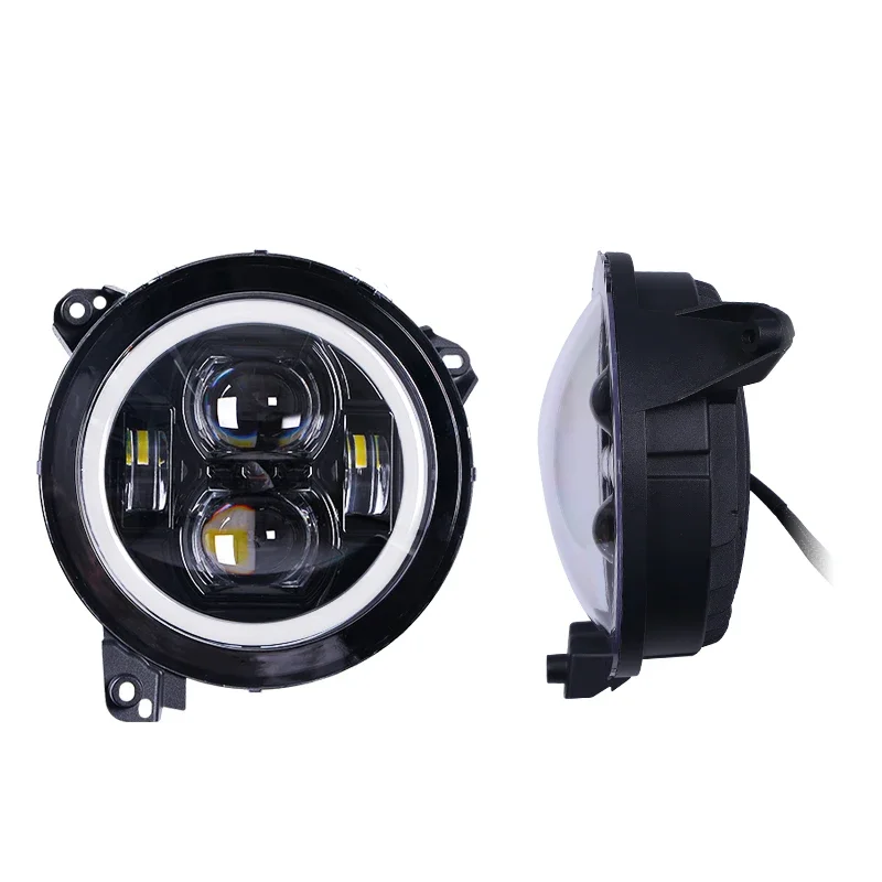 

9Inch Led Projector Headlamp 9'' Headlight With Bracket For Jeep Wrangler Jl Led Car Led Lamp For Jeep Gladiator Jt Headlight