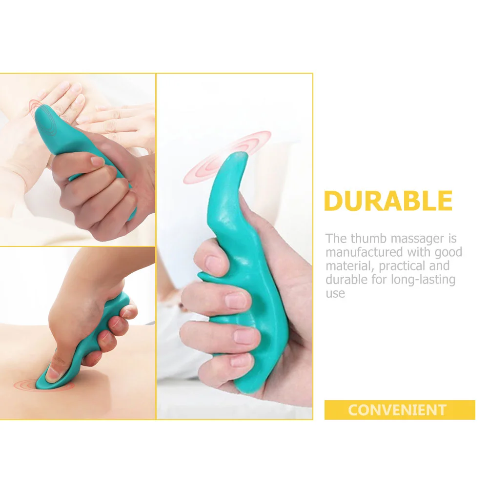 3 Pcs Thumb Massager Acupoint Compact Accessory Tool Major Professional Effective Supply Abs Household Body Reusable Neck