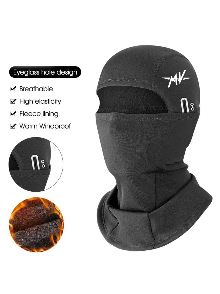 AliExpress For MV Agusta 675 800 Brutale 800 1000 Turismo Veloce Balaclava Cycling Cap Winter Warm Running Scarf Motorcycle Full Face Cover