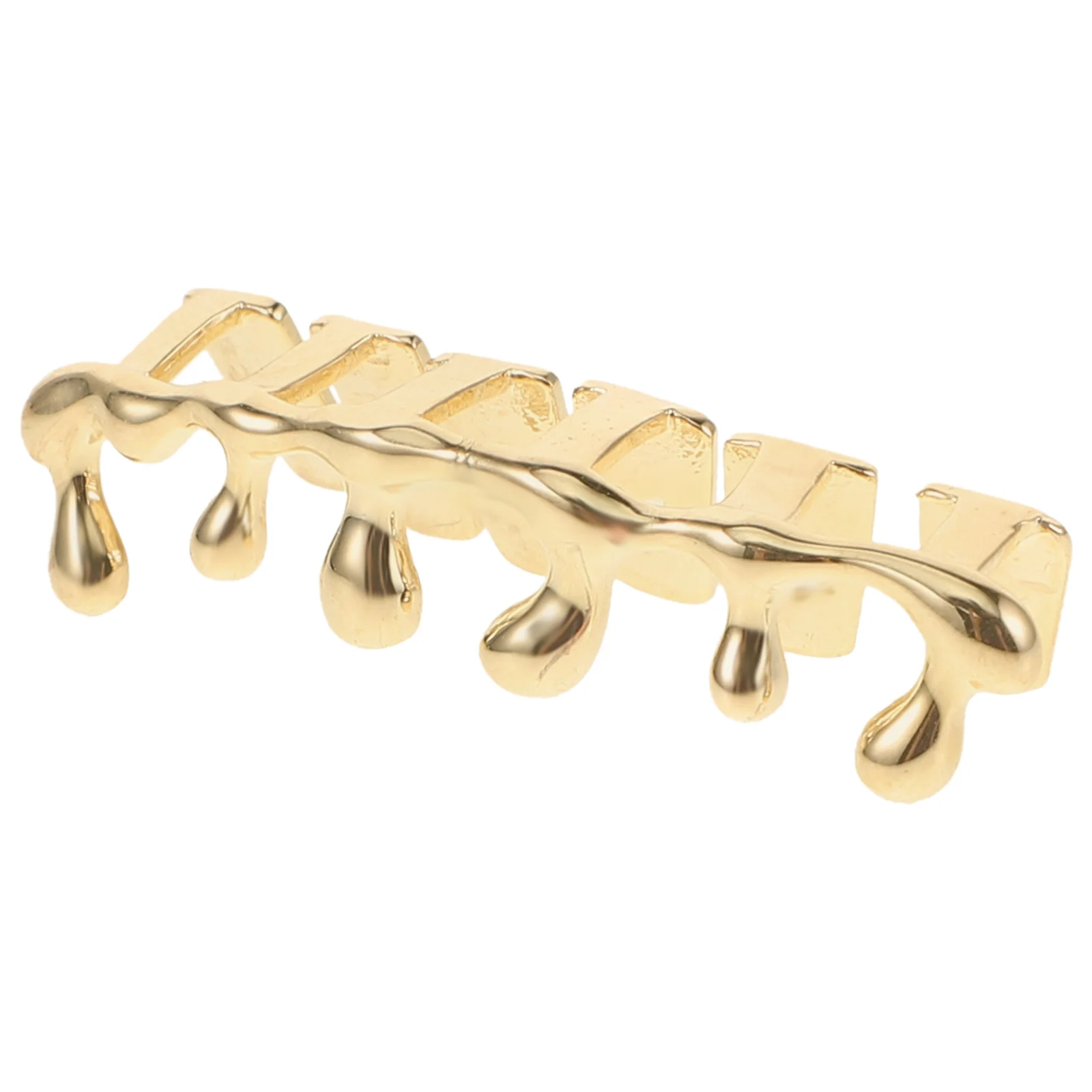 골드 드롭 힙 팡스 힙합 이빨 캡 드립 코퍼 드립 이빨 캡 입 액세서리 코스튬 파티 필수품