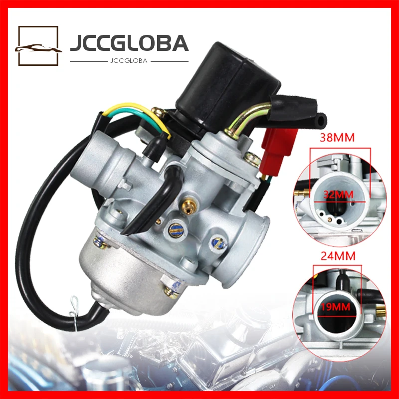 Jog50 Carburetor For Yamaha Jog 50 50cc PZ19J 19mm 2 Stroke 1E40QMB Motorcycle Scooter Carburator for 2 Stroke Minarelli 1E40QMB