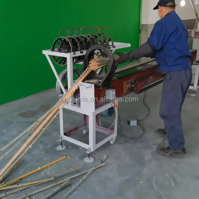 123Hot Automatic Raw Bamboo Cutting Tool Machine  Professional Complete Bamboo Toothpick Making Machine