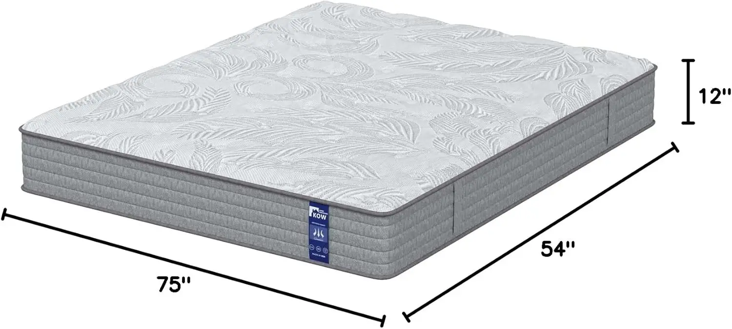 12 Inch Memory Foam Hybrid Mattress, Queen Mattress in a Box with Motion Isolation, Strong Edge Support, Pr