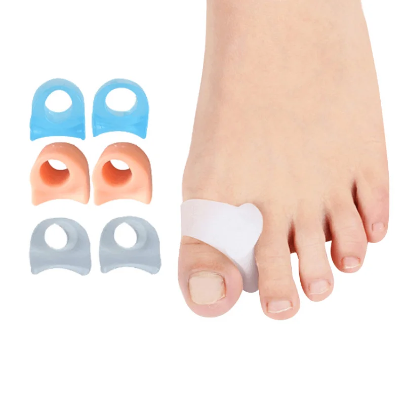 

1/5Pairs Toe Separator Hallux Valgus Bunion Corrector Orthotics Feet Bone Thumb Adjuster Correction Pedicure Feet Straightener