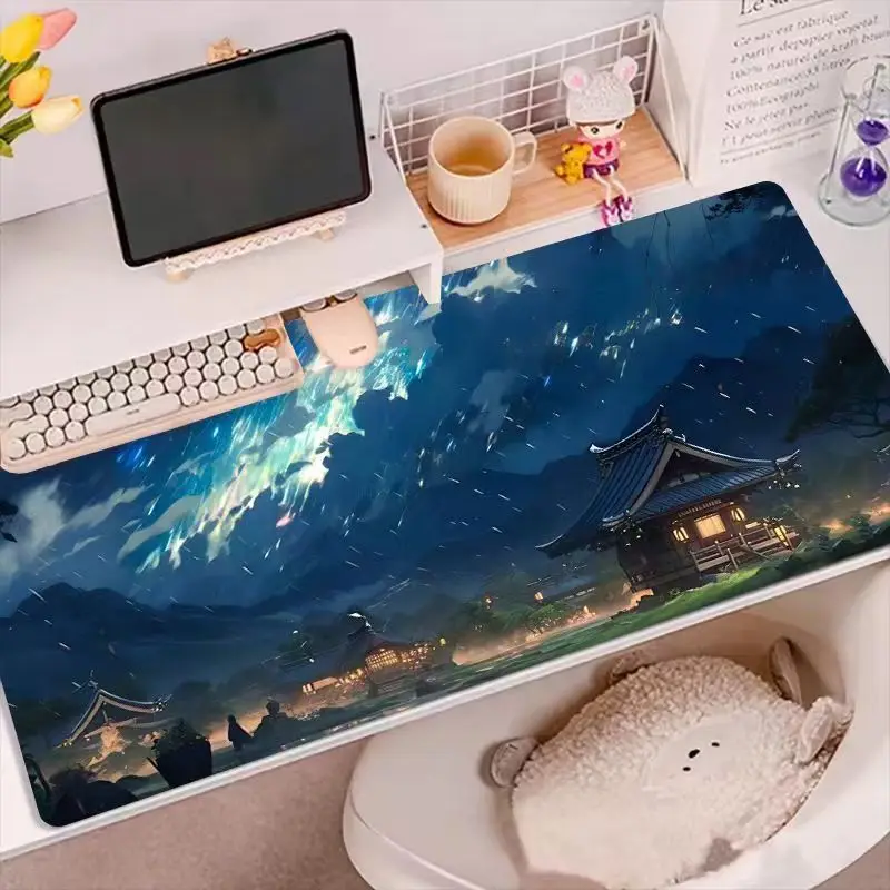 

Big Art Mouse Pad Desk Mat Anime Mouse Mats Kawaii Gaming Pad on The Table Setup Gamer Accessories Keyboard Pad Mouse Rug Carpet