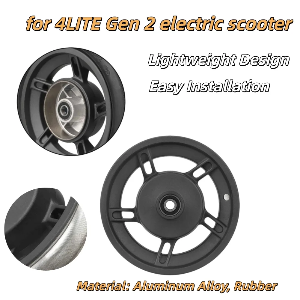 

Scooter Wheel Hub Tire For 4LITE Gen 2 E-scooter Wheel Hub Front Rear Wheel Hub Assembly Aluminum Alloy Wheel Shell Accessories
