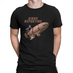Kirov Reporting Men T Shirt Red Alert Novelty Tee Shirt Short Sleeve O Neck T-Shirts Cotton New Arrival Clothing