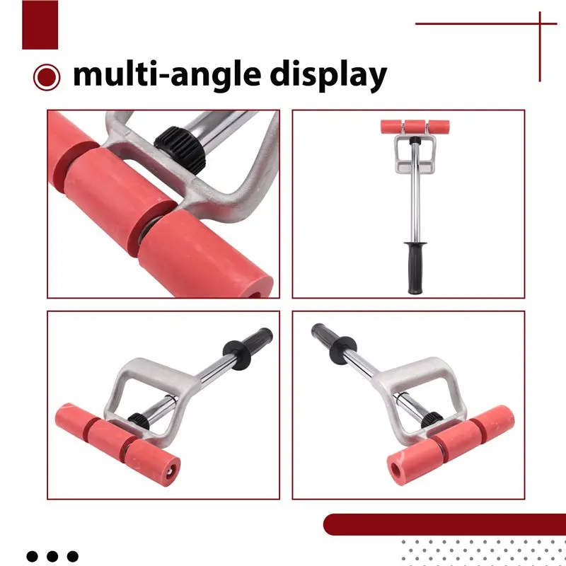 ABKS-Retractable Heavy-Duty Floor And Wall Roller For Laminate, LVP, Carpet, Tile And Wall Coverings, Extends Up To 27 Inches