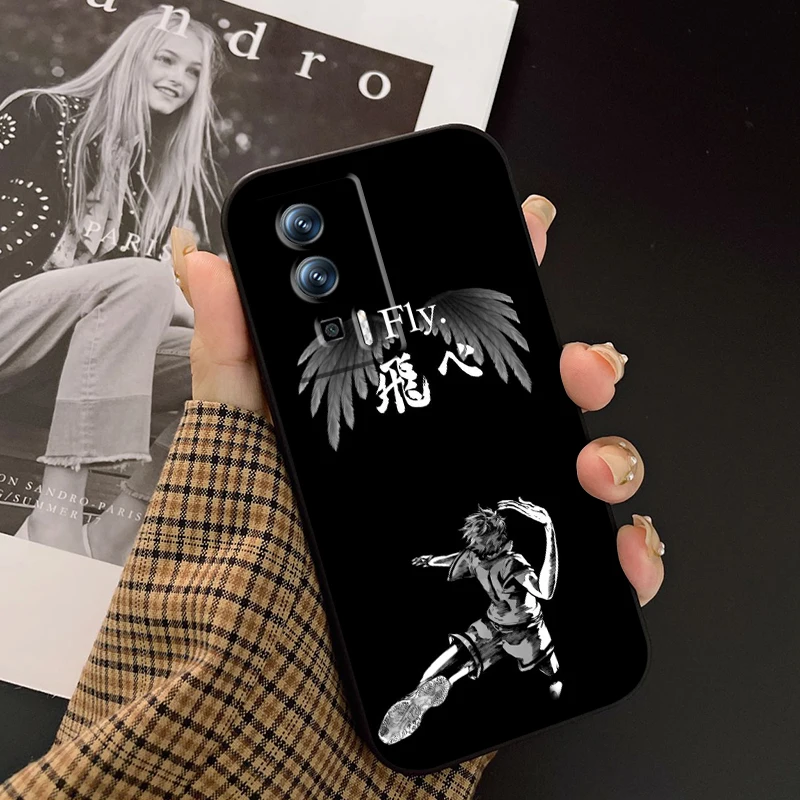 H-Haikyuu Volleyball Anime For Xiaomi Redmi 9A 9C 9AT 10C 9 9T 10 12C 13C A3 12 K60 A1 K50 K40 5G Black TPU Phone Case