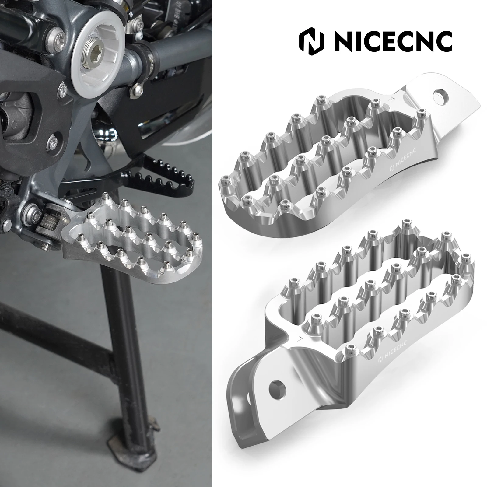 

Для 2013-2018 BMW R1200GS/Adventure R1200 подножки мотоциклетные большие подножки для BMW R1250GS/Adventure R1250GSA 2019-2023 2024