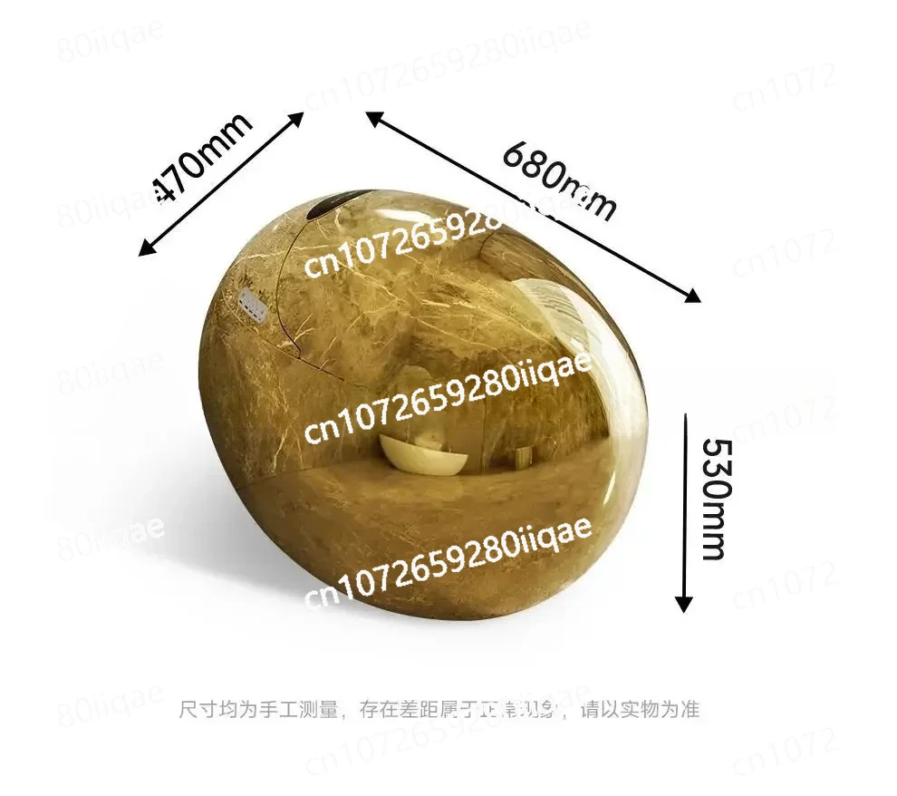 

Villa Hotel Clubhouse Personalized Egg-shaped Smart Toilet Fully Automatic Integrated Smart Toilet, Local Tyrant Golden Toilet,