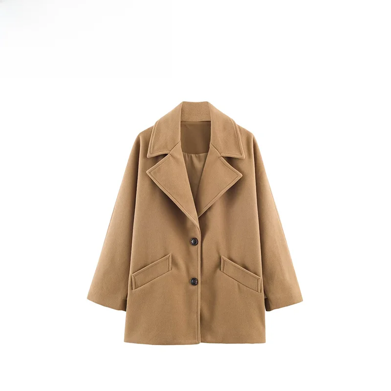 

Модная матовая ветровка-куртка для женщин, деловой костюм ZR, осенняя новинка 779245, универсальная верхняя одежда