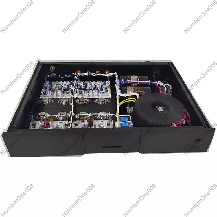 HiFi Balanced Input Amplifier Fever Grade Sound Stereo Amp All Aluminum Chassis Home Audio Power Amplifier