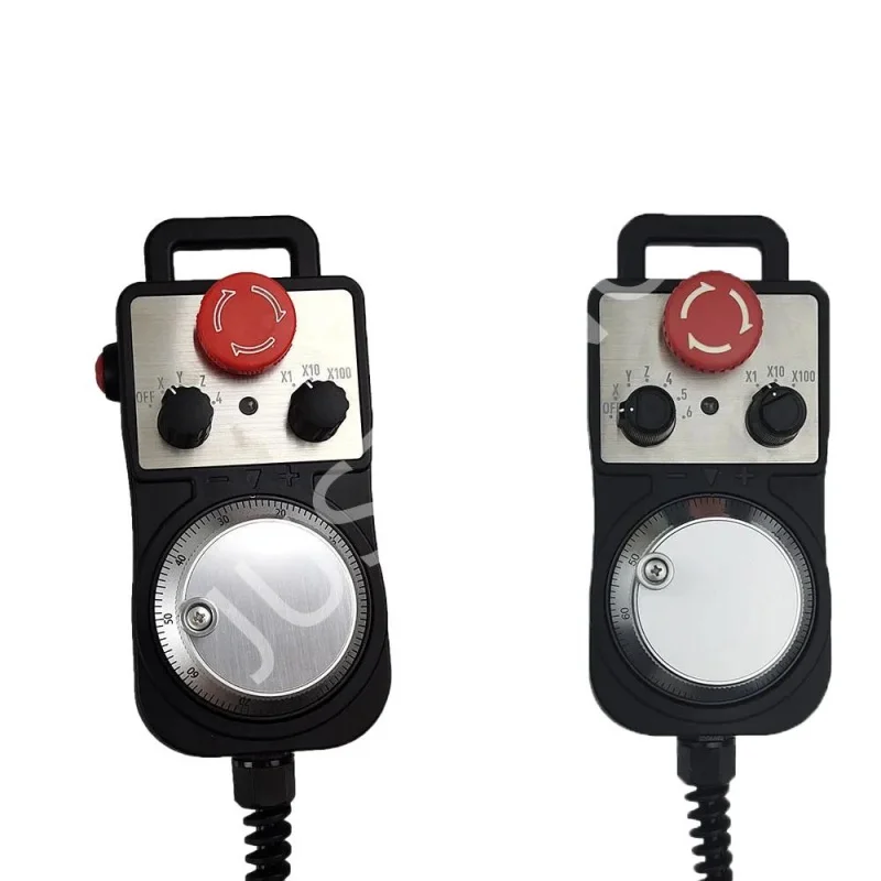 Volante eletrônico cnc de 4 eixos, 5 eixos, 6 eixos, padrão 5v, mpg mach3, sistema de controle de movimento, volante eletrônico de parada de emergência