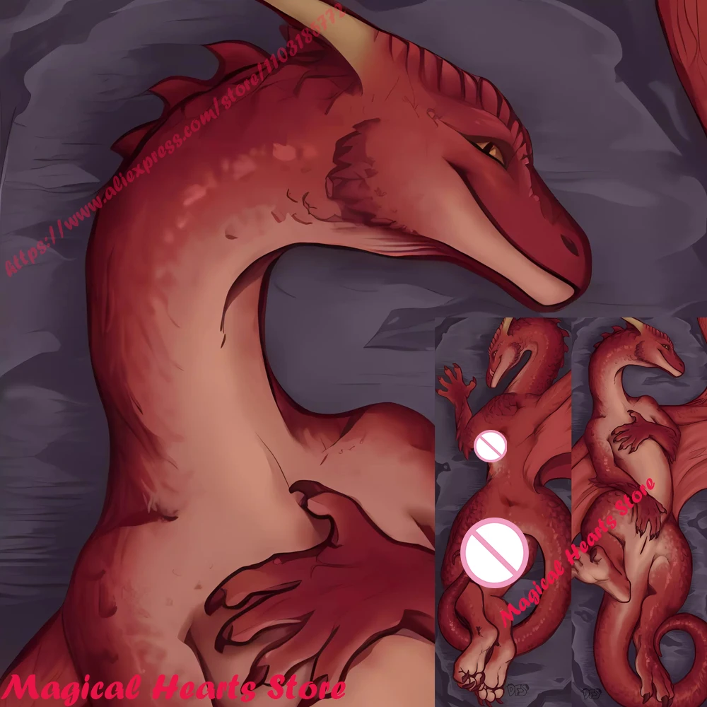 

Dakimakura Evil Dragons Pillow Cover Hugging Body Pillow Cushion Case Otaku Full Body Pillowcase