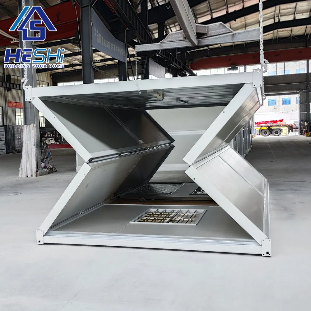 Direct Sale Prefab Folding Container Tiny House For Sale Customized Color Prefabricated Foldable Mobile Home