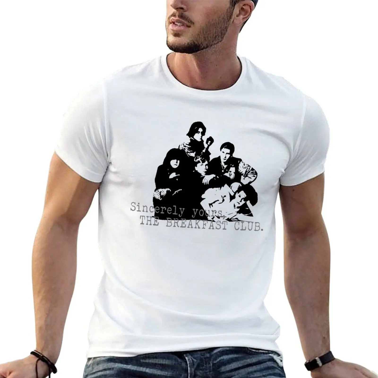 The Breakfast Club T-Shirt blue archive customs mens funny t shirts