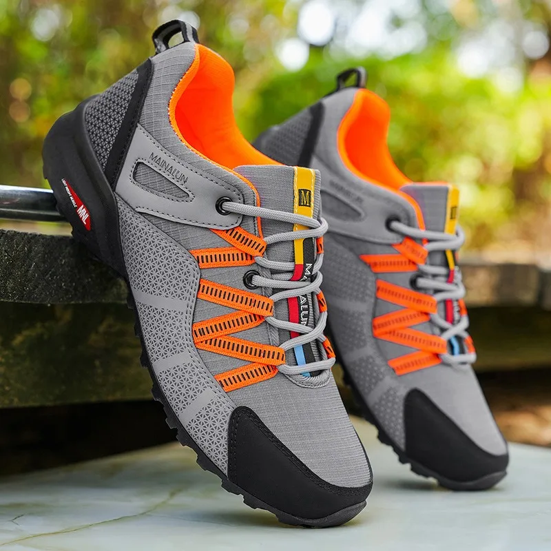 

2026New Mens Shoes Summer Mesh Breathable Casual Shoes Lightweight Comfort Sports Running Shoes Outdoor Non Slip Hiking Footwear