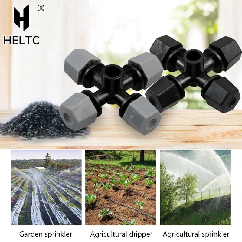 

5 Pcs Plastic Atomizing Nozzle Sprinkler Garden Greenhouse Humidifier Spray Atomization Irrigation Equipment