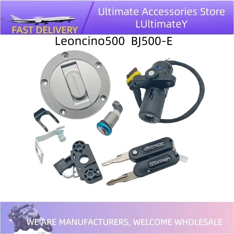 

For Benelli Leoncino 500/BJ500 Lock Set - Ignition Lock Full Vehicle Locks Fuel Tank Cap