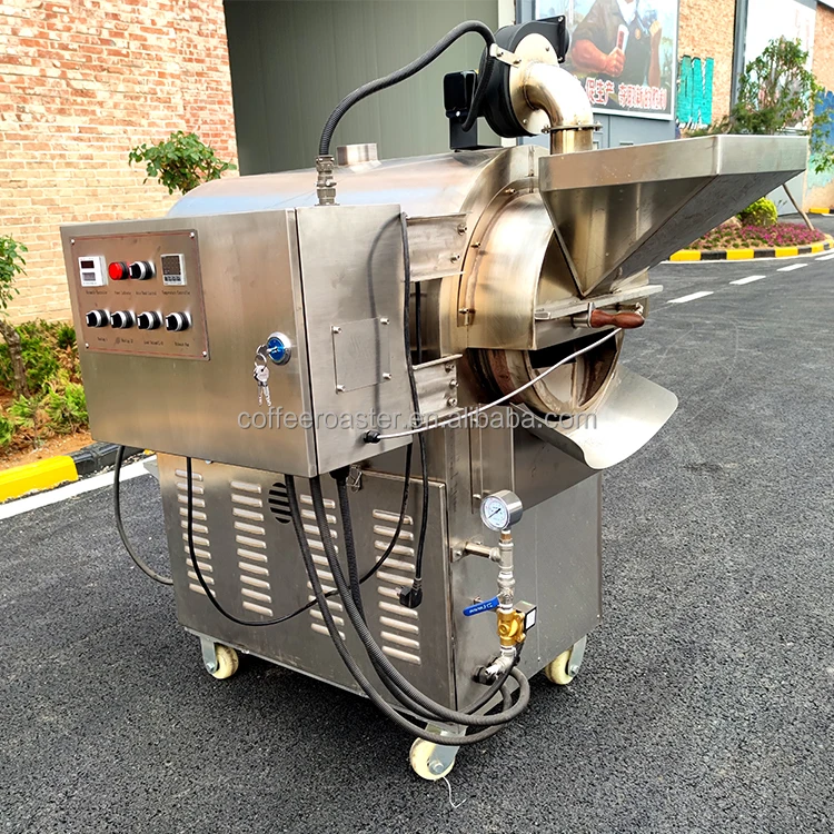 Different Capacity Small Commercial Nut Roaster Machine For Peanut/Cashew/Almond/Seeds/Nut Roasting Machine Factory Sale