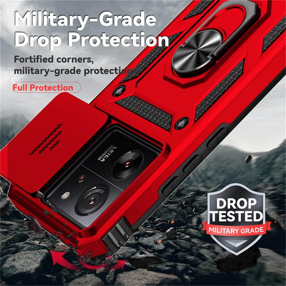 

Для Xiaomi Mi 13T Fusion Ring Armor чехол для телефона для Xiaomi Mi 13T Pro Mi13T полная защита чехол от падения