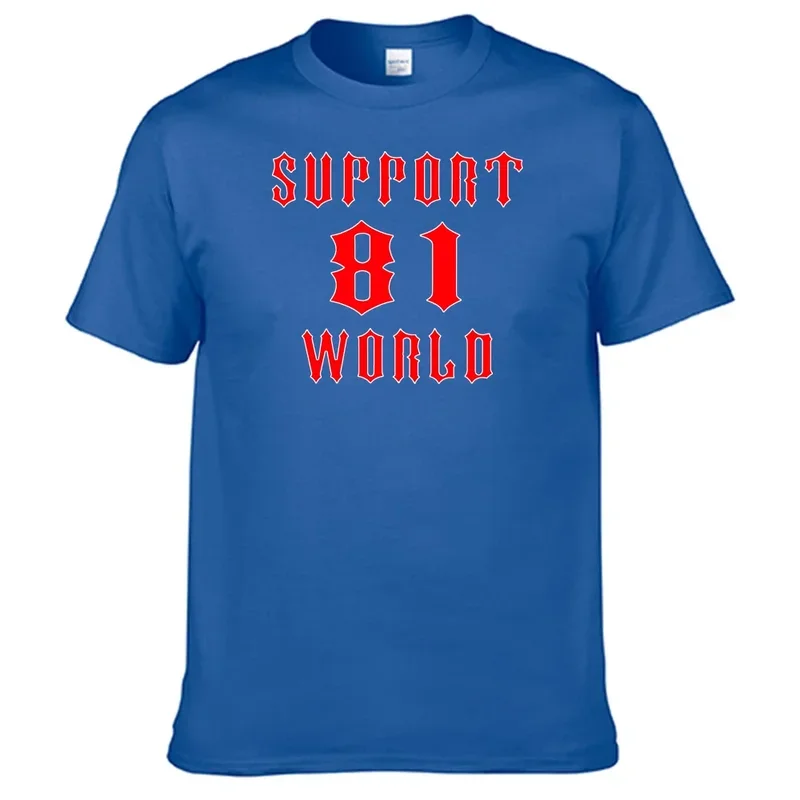 Support 81 World Hells Angels T Shirt 100% Cotton Top Sales Shirt N07