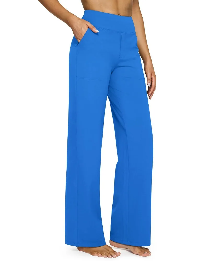 UNITIM Damen-Trainingshose mit weichen, geraden Beinen und Taschen, Yoga-Hose für Damen, lässige, gerade Hose mit hoher Taille, Sport, Yoga, Joggen – Detail 20