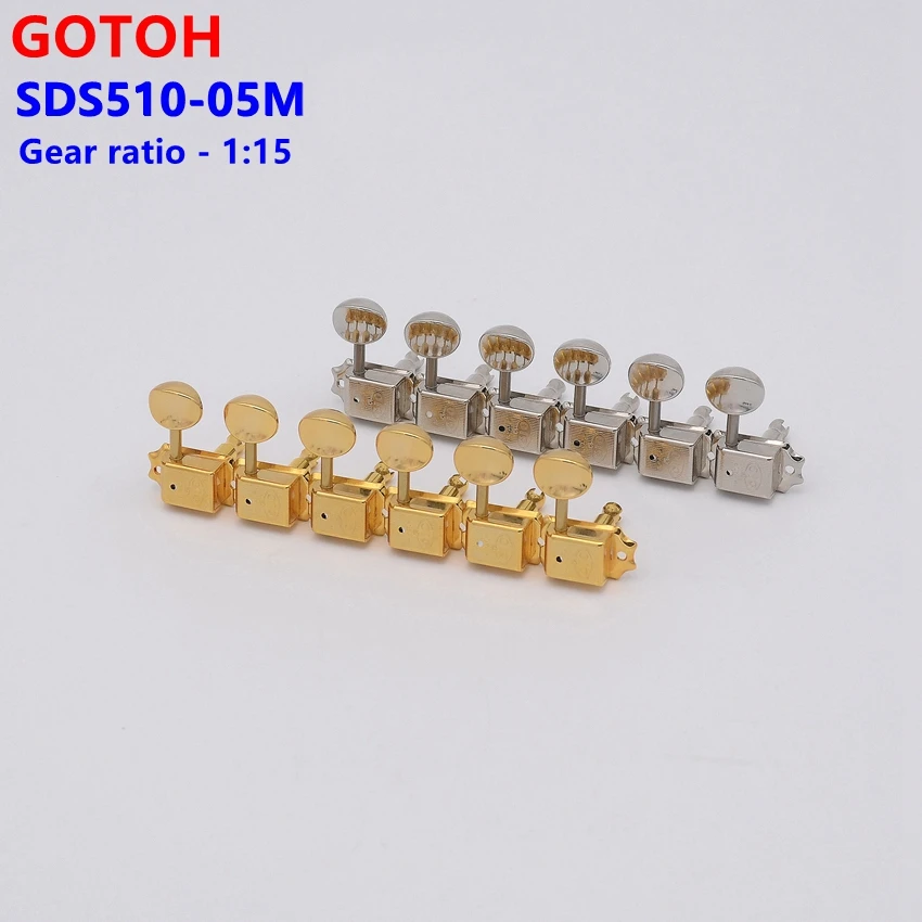 1 Set 6 In-line  Original Genuine GOTOH SDS510-05M Kluson Vintage  Guitar  Machine Heads Tuners  JP(Origin)