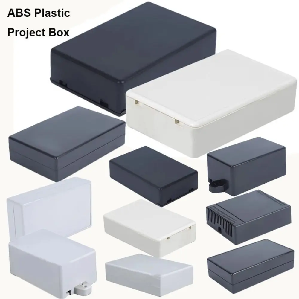 Black/White High Quality ABS Plastic Enclosure Boxes Waterproof Cover Project Instrument Case Electronic Project Box