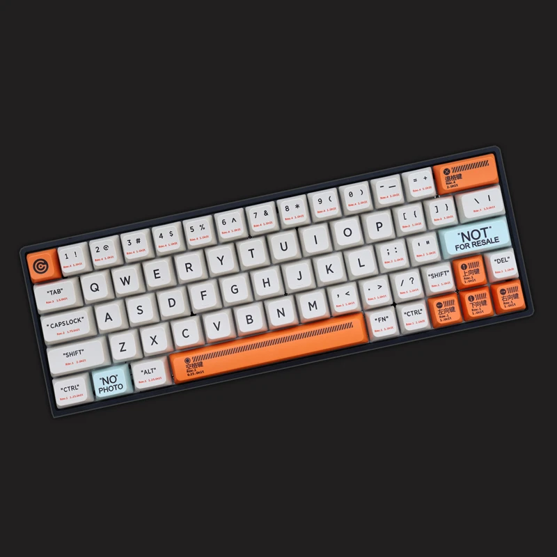 chaves conjunto plastico tema pbt tintura subbed tampoes de chave para mx switch teclado mecanico wda perfil keycap para 68 84 96 980m 160 01