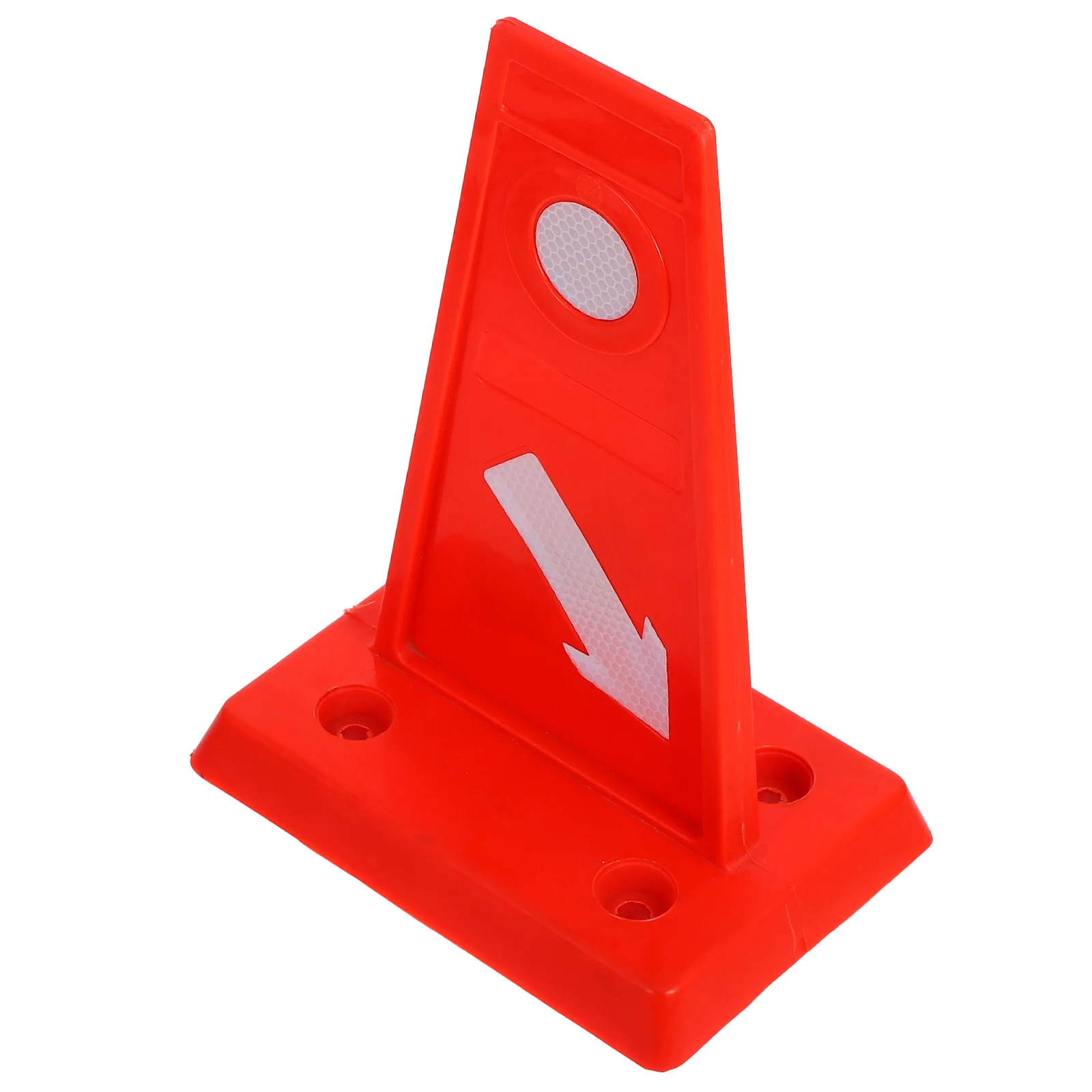 Sinal de aviso de estrada tpu durável reflexivo entrada garagem ao ar livre automóvel desviador cone tráfego sinal de estrada sinais de garagem