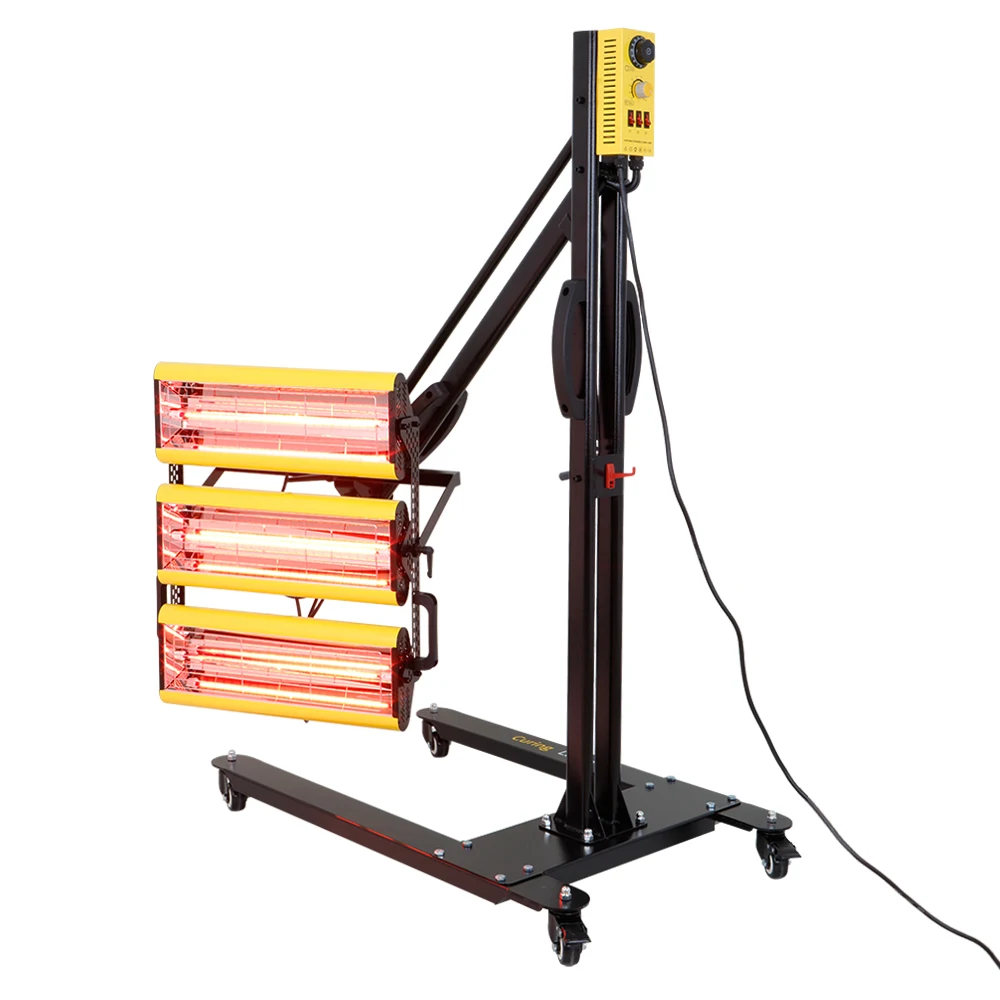 

AIROW Infrared Paint Dryer Car Paint Lamp Shortwave Infrared Heating Lamp Mobile Spray Booth