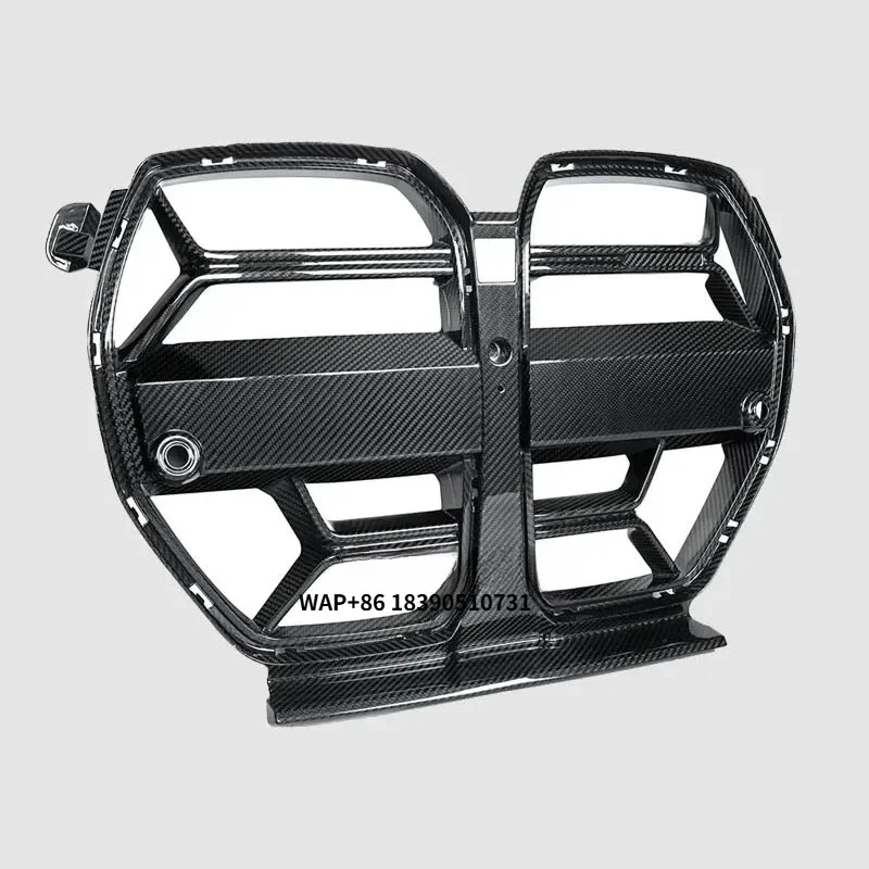

CSL Style Front Bumper Center Mesh Carbon Fiber Front Grilles for M3 G80 M4 G82 G83 Competition 2020+