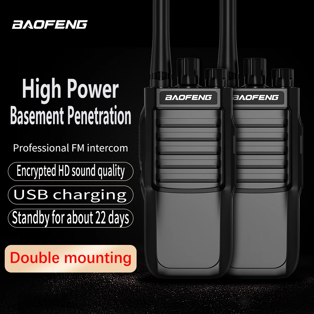 Baofeng BF-888S PLUS Long Ran Walkie-Talkie UHF 400-470MHz 16CH VOX двухсторонняя перезаряжаемая радиостанция с шумоподавлением Беспроводная