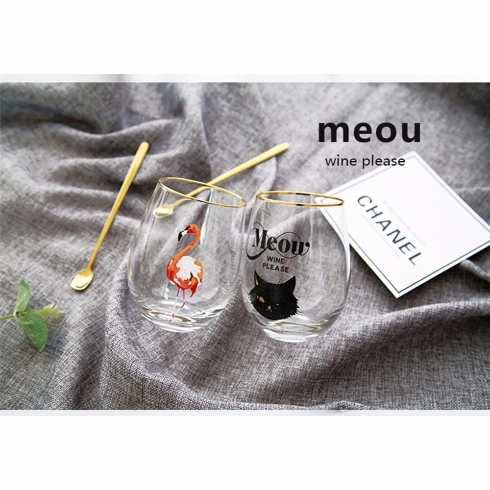 Instagram-copa de vino de vientre grande, Mousse, postre, zumo, leche, café, cóctel, Brandy, huevo, Swig Cup, Picadores, Bicchieri, Vetro, cerveza